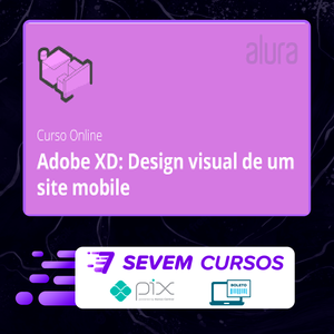 Adobe XD Design Visual de um Site Mobile - Alura